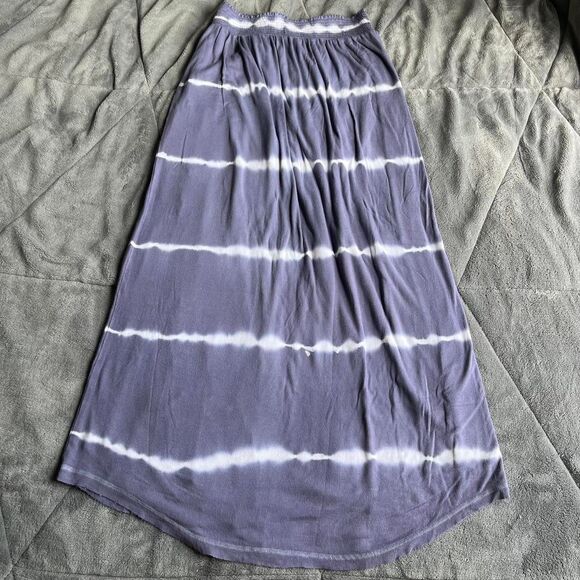 Y2K Victoria’s Secret purple and white tie dye maxi skirt size XS - Picture 1 of 6